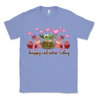 Colony Blue happy valentines day yoda Classic Tee - CowhideDigitalArt