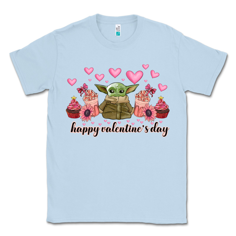 Happy Valentines Day Yoda Classic Tee by CowhideDigitalArt | Teevron