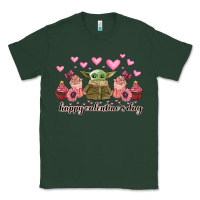 Sports Green happy valentines day yoda Classic Tee - CowhideDigitalArt