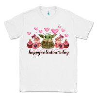 White happy valentines day yoda Classic Tee - CowhideDigitalArt