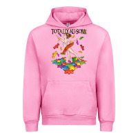 Fuchsia Pink totally au some Urban Hoodie - CowGirlArtShop