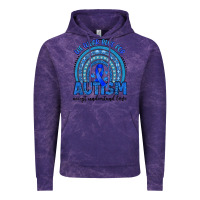 Cloud Purple we wear blue for autism accept understand love Vintage Hoodie - Artiststas