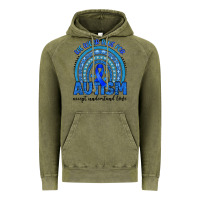 Vintage Olive we wear blue for autism accept understand love Vintage Hoodie - Artiststas