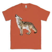 Copper Howling Coyote Classic Tee - LillyAllenDesigns