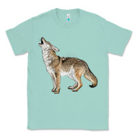 Seafoam Howling Coyote Classic Tee - LillyAllenDesigns