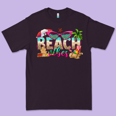 Beach Vibes Premium Tee Designed By Texasbilliewilder