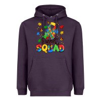 Plum support squad Heavyweight Hoodie - Artiststas