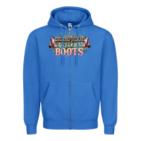 True Royal bring your ass kicking boots Zipper Hoodie - NancyCooperArtShop