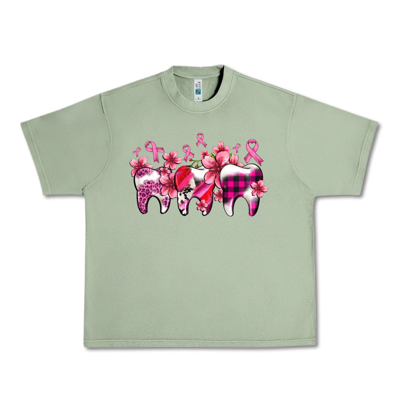 Cancer Ribbon With Teeth Urban Heavy Tee by AdoDesignShop | Teevron