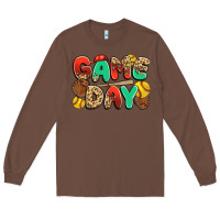 Chestnut game day softball Long Sleeve Tee - JahusDesignShop