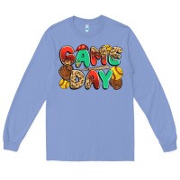 Colony Blue game day softball Long Sleeve Tee - JahusDesignShop