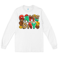 White game day softball Long Sleeve Tee - JahusDesignShop