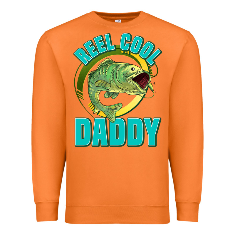 Reel Cool Daddy Premium Sweatshirt by Jasminsmagicworld | Teevron