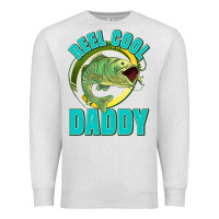 Oatmeal Heather reel cool daddy Premium Sweatshirt - Jasminsmagicworld