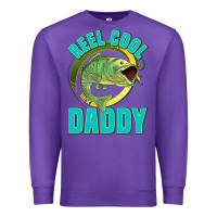 Purple reel cool daddy Premium Sweatshirt - Jasminsmagicworld