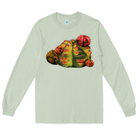 Matcha Gymnocalycium Variegated Cactus Long Sleeve Tee - LillyAllenDesigns