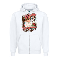 White western howdy christmas Zipper Hoodie - MaliasSmallBusiness