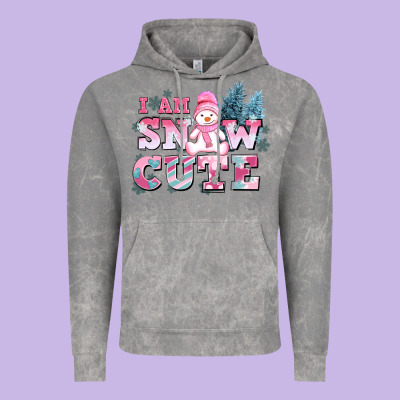 I Am Snow Cute Vintage Hoodie Designed By Adodesignshop