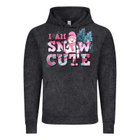 Vintage Black i am snow cute Vintage Hoodie - AdoDesignShop