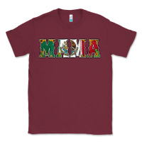 Burgundy mexican flag mama Classic Tee - Jasminsmagicworld