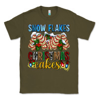 Army Green snow flakes christmas cakes ado Classic Tee - AdoDesignShop