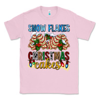 Bubblegum Pink snow flakes christmas cakes ado Classic Tee - AdoDesignShop