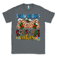 Charcoal Heather snow flakes christmas cakes ado Classic Tee - AdoDesignShop