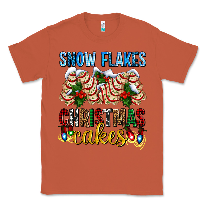 Snow Flakes Christmas Cakes Ado Classic Tee by AdoDesignShop | Teevron