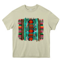 Mossy serape aztec leopard and turquoise glitter with gemstone brushstroke Heavy Core Tee - Artiststas