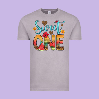 Sweet One Watermelon Vintage Tee Designed By Artiststas