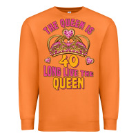Carrot the queen is 40 long live the queen Premium Sweatshirt - Jasminsmagicworld