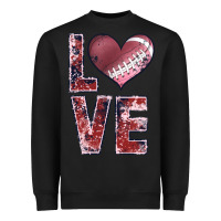 Black football love Heavyweight Sweatshirt - JahusDesignShop