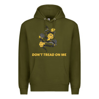 Army Green Don't Tread On Me Premium Hoodie - Bettercallsaul