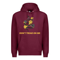 Burgundy Don't Tread On Me Premium Hoodie - Bettercallsaul