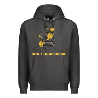 Charcoal Heather Don't Tread On Me Premium Hoodie - Bettercallsaul