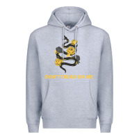 Heather Grey Don't Tread On Me Premium Hoodie - Bettercallsaul