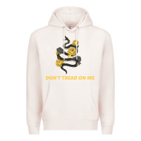 Pale Pink Don't Tread On Me Premium Hoodie - Bettercallsaul