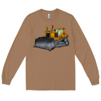 Toasted Coconut Bulldozer Long Sleeve Tee - LillyAllenDesigns