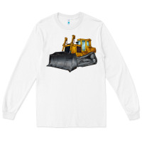 White Bulldozer Long Sleeve Tee - LillyAllenDesigns