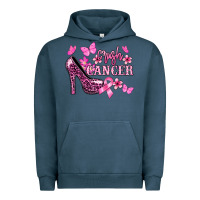 Pigment Midnight Navy Crush Cancer with high heels Cancer Awareness Urban Hoodie - HowdyJamesFarm