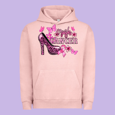 Crush Cancer With High Heels Cancer Awareness Urban Hoodie Designed By Howdyjamesfarm