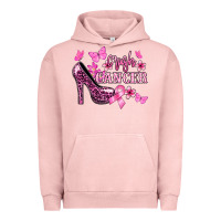 Pigment Salmon Crush Cancer with high heels Cancer Awareness Urban Hoodie - HowdyJamesFarm