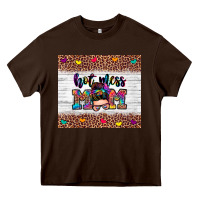 Chocolate Brown hot mess mom Heavy Core Tee - Zillion Design Studio