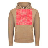 Vintage Coffee valentines day xoxo seamless pattern Vintage Hoodie - BundleAndBundleShop