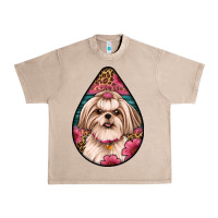 French Oak shih tzu teardrop earrings Urban Heavy Tee - Artiststas