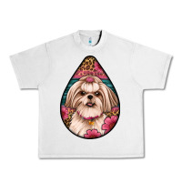 Lunar Rock shih tzu teardrop earrings Urban Heavy Tee - Artiststas