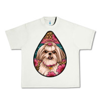 Pistachio shih tzu teardrop earrings Urban Heavy Tee - Artiststas