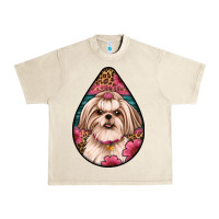 Sandshell shih tzu teardrop earrings Urban Heavy Tee - Artiststas