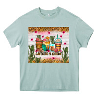 Arona Cafecito y chisme coffee cups Heavy Core Tee - Zillion Design Studio