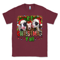 Burgundy it's christmas y'all heifers Classic Tee - Jasminsmagicworld